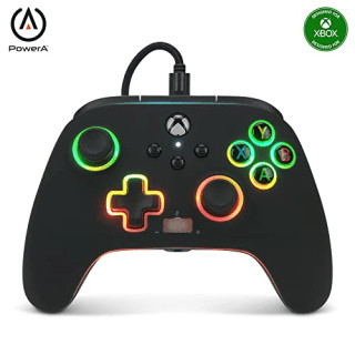 PowerA Spectra Infinity Enhanced Wired Controller for Xbox with color-changing LED lights