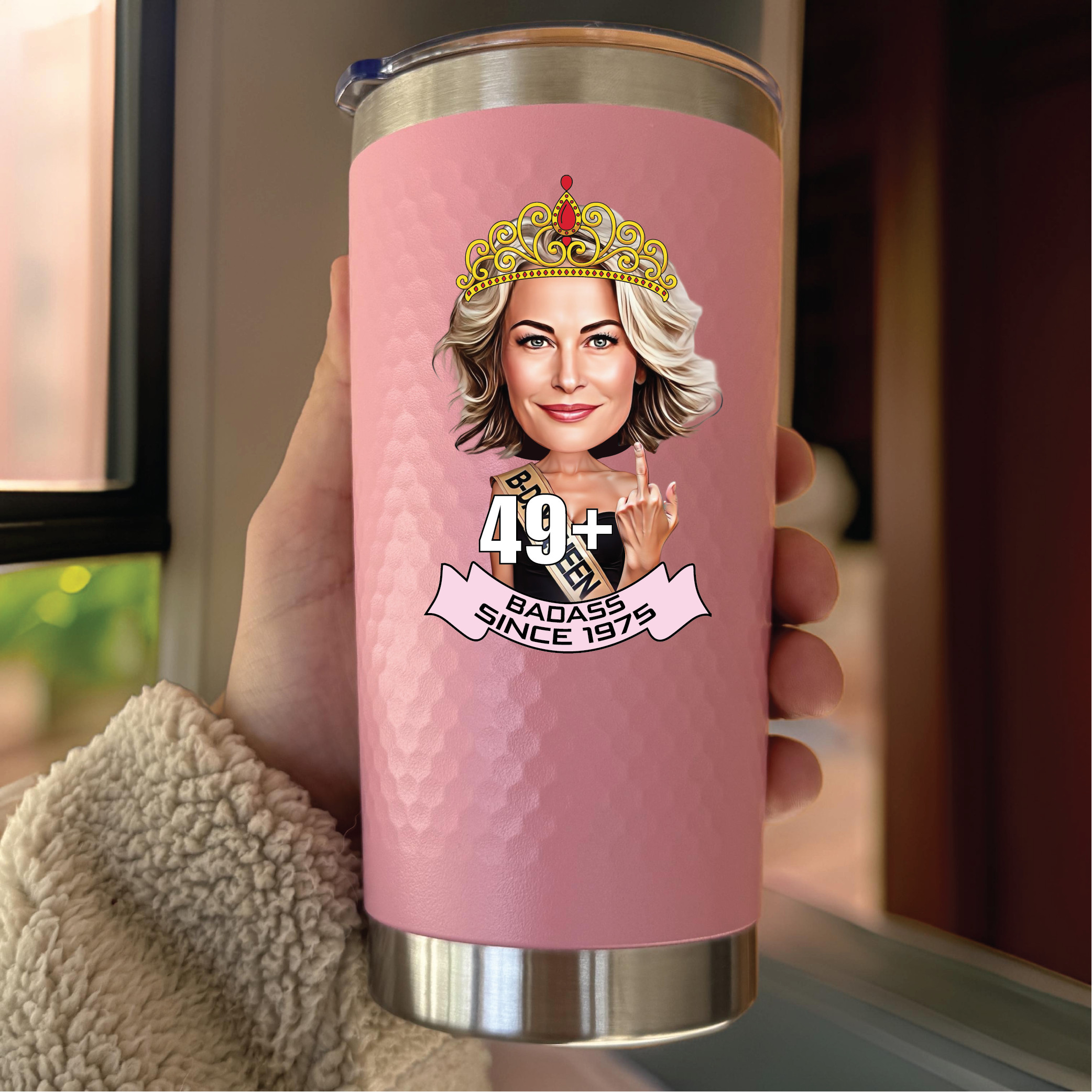 Funny 50th Birthday Tumbler for Women