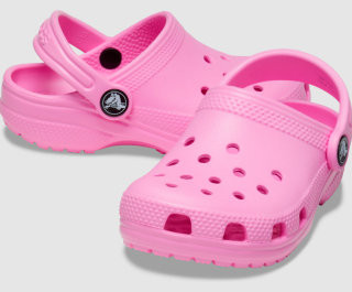 Toddler Classic Clogs in bright color, comfortable and customizable footwear for toddlers.