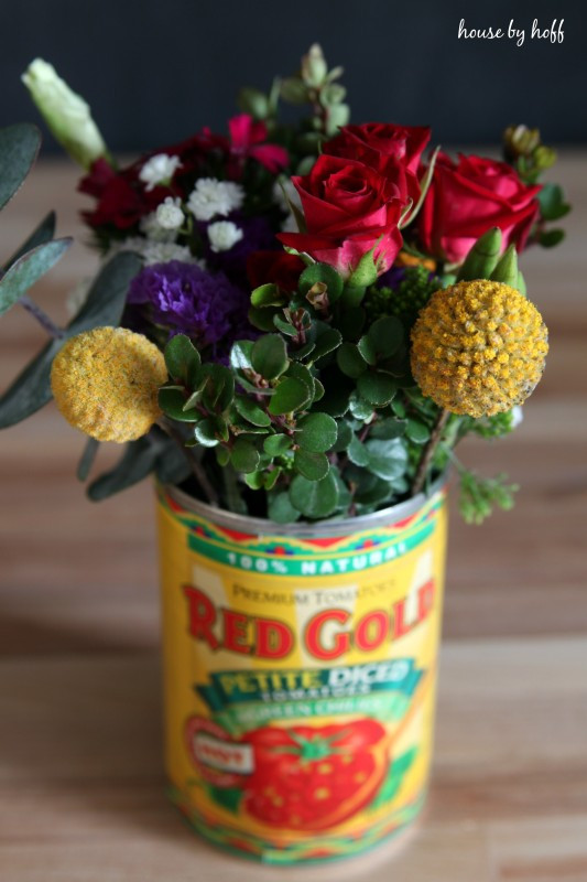 Tomato Can Flower Pot, a Unique Mother's Day Gift Idea