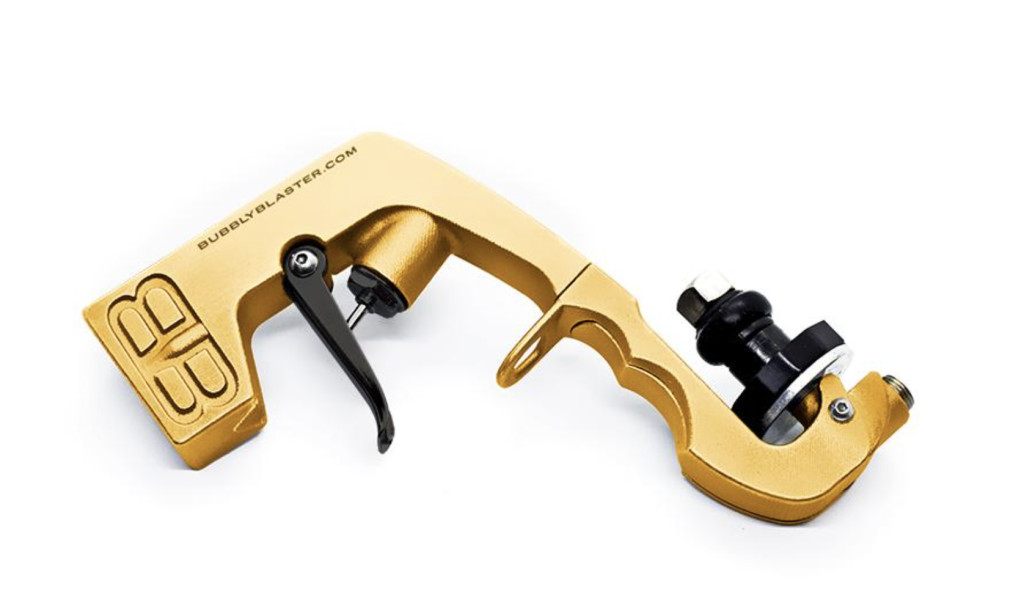 Bubbly Blaster champagne spray gun, a fun and extravagant gift for sparkling wine lovers.