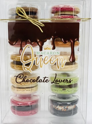Chocolate Lovers Inspired Macaron Set Christmas Gift for Couples