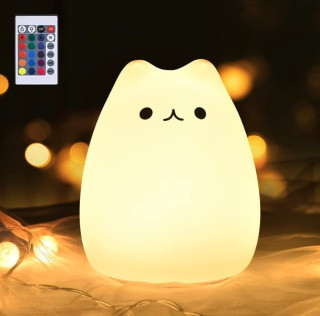 GoLine Cat Lamp silicone night light with cat ears