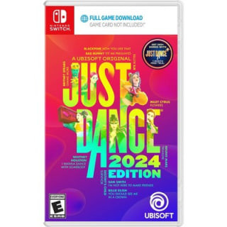 Just Dance 2024 Edition game case for Nintendo Switch with dancers