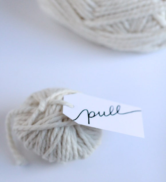 Yarn bombs as presents 