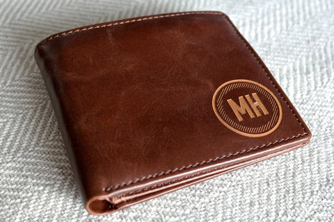 Personalized Men's Leather Wallet