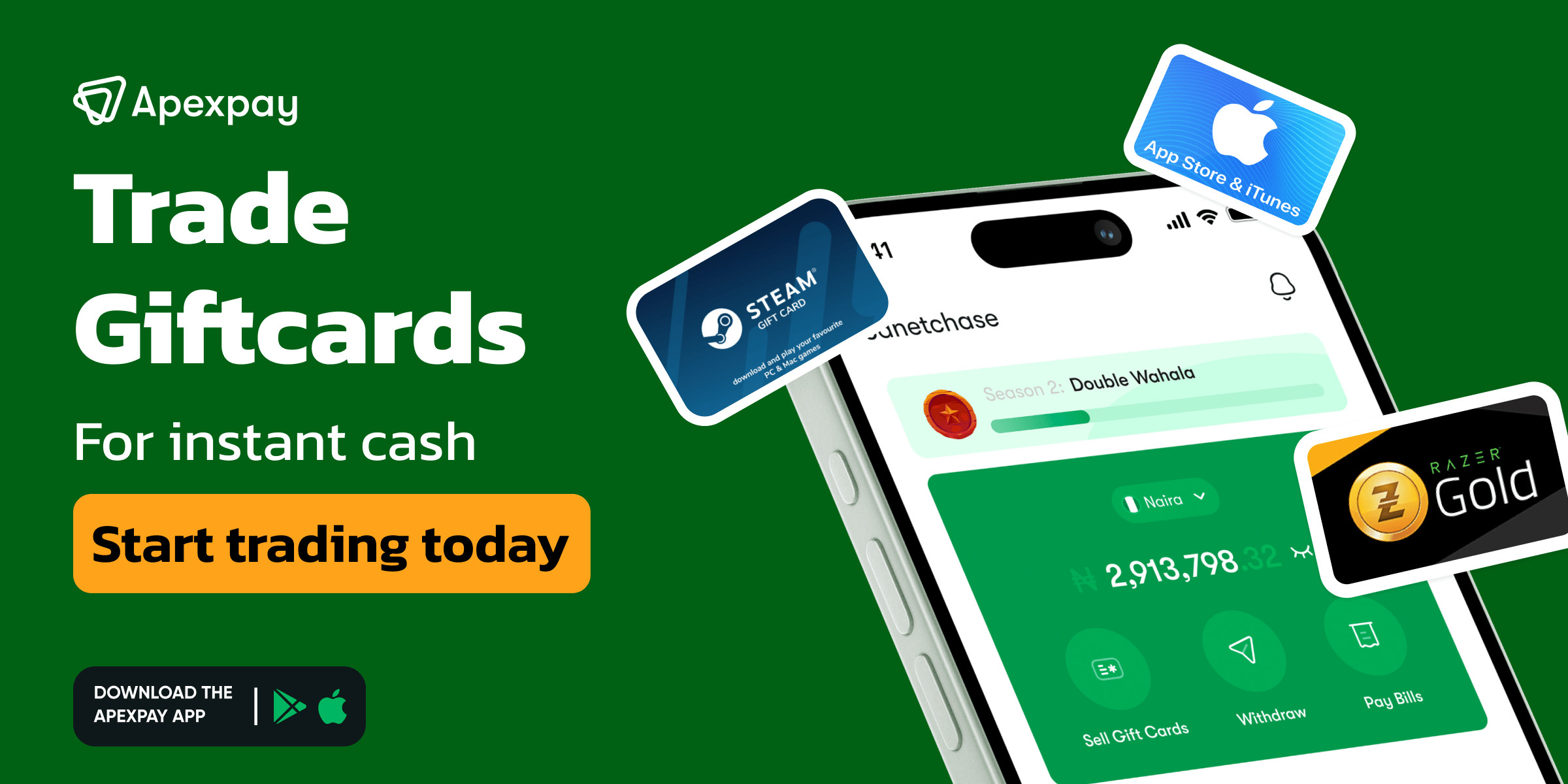 Trade Gift Cards for Instant Cash