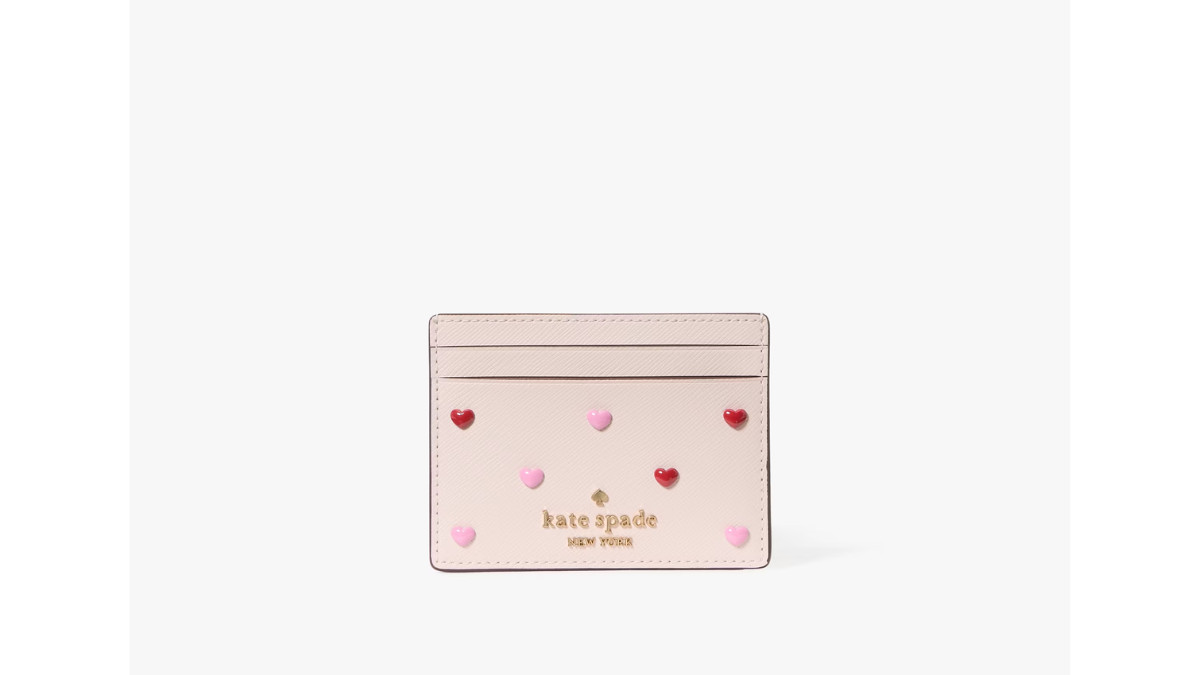 Kate Spade Madison Heart Studs Cardholder for wife gift ideas
