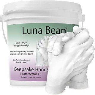 Luna Bean Hand Casting Kit, unique DIY Father's Day gift for husbands