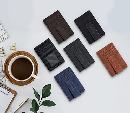 Travelambo Slim Money Clip Wallet, a sleek and practical birthday gift for dad