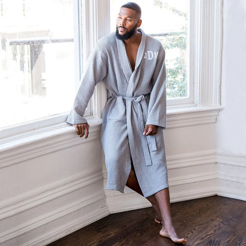 Personalized Waffle Robe