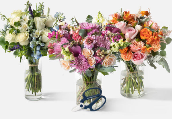 Floral Subscription Service: A recurring romantic gift for flower-loving wives, monthly bouquets delivered to her door