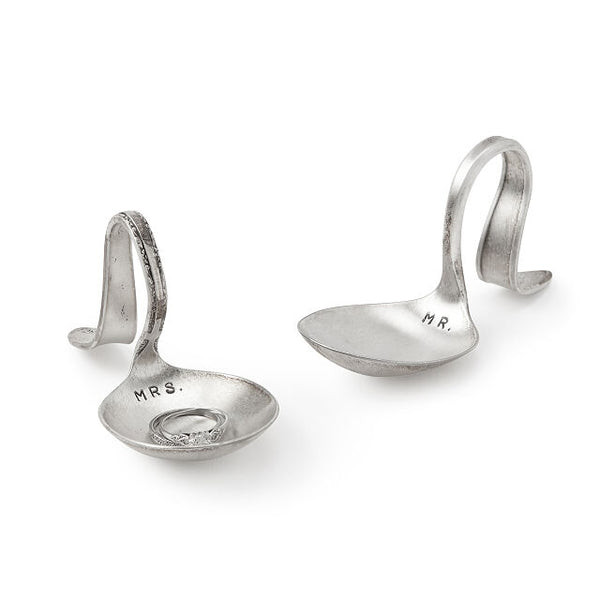 Vintage Spoon Wedding Ring Dish: A practical and romantic gift for wife, vintage spoon dishes for everyday ring keeping