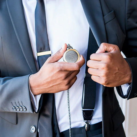 Personalized Pocket Watch for Adult Son