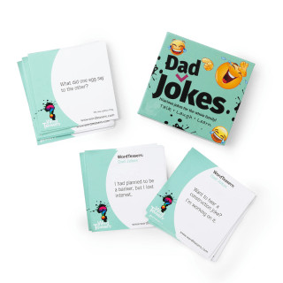 Word Teasers - Dad Jokes, humorous Father's Day gift for husbands with dad humor