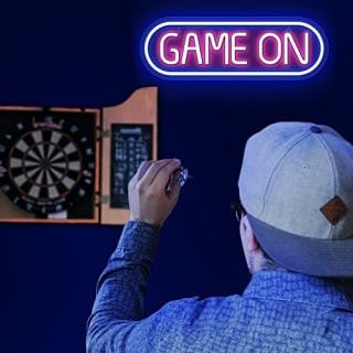 Game On Neon Sign cool room decor for teens