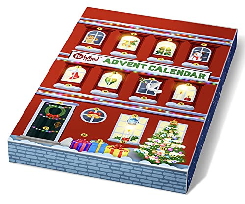 No Whey Dairy Free Gluten Free Chocolate Advent Calendar, highlighting its allergy-friendly and festive design.