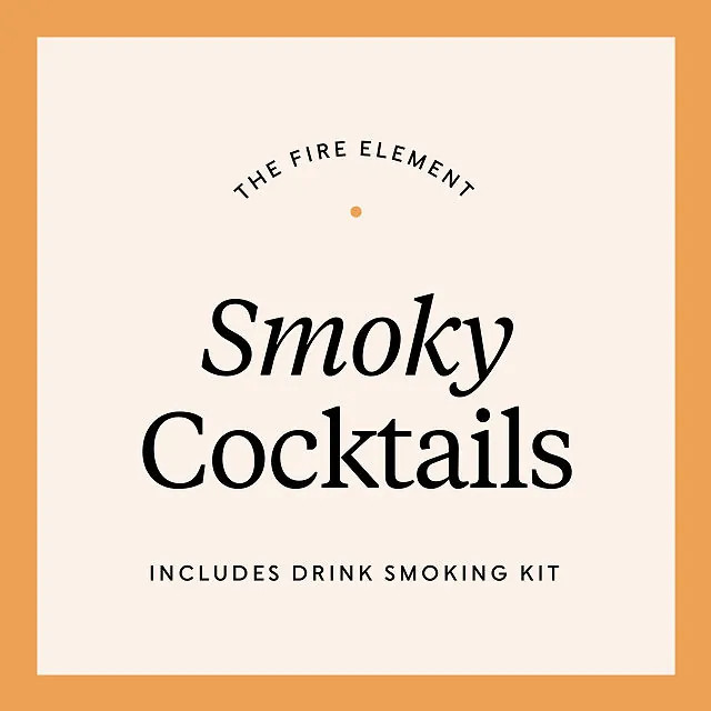 Smoky Cocktails Class experience gift, a unique birthday gift for dads interested in mixology