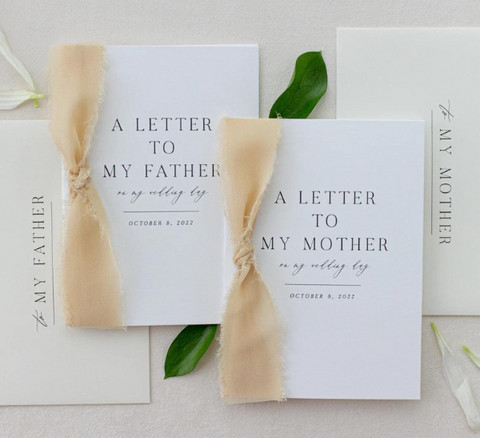 Letter to My Parents' Cards
