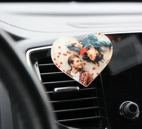 Personalized Car Air Freshener with Custom Photo