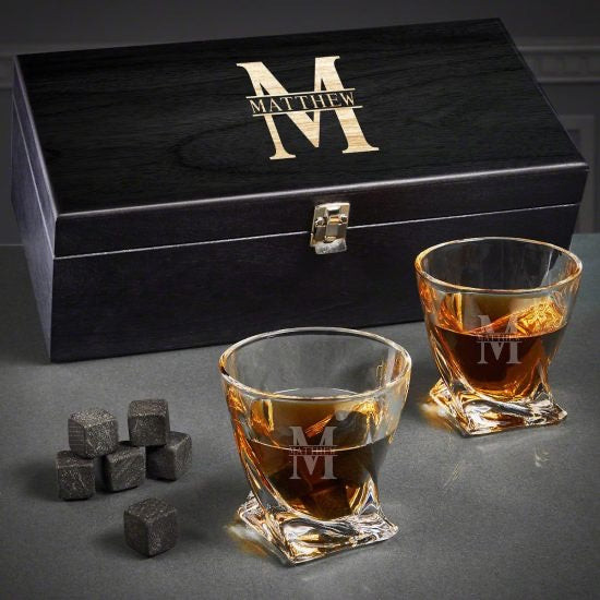 Engraved Twist Whiskey Gift Set for Son in Law