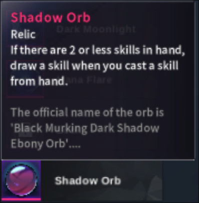 Shadow Orb Relic