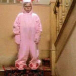 Ralphie in a Pink Bunny Suit