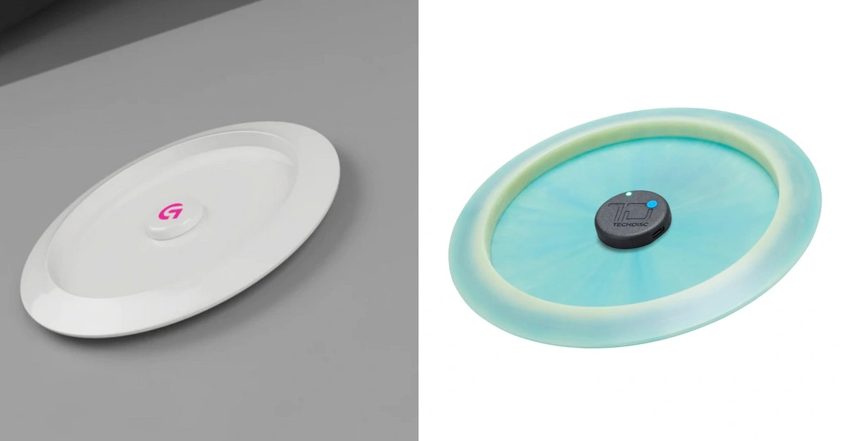 TechDisc and GameProofer disc golf sensor devices