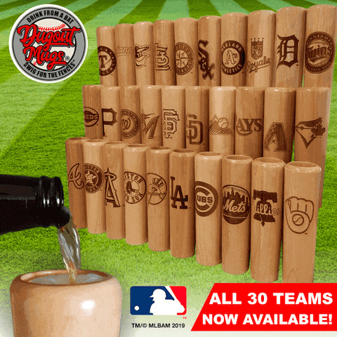 MLB Team Logo Dugout Mug