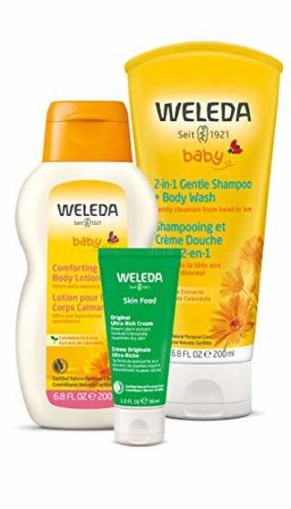 Weleda Mama and Baby Essentials 3-Piece Set for Gentle Relaxation and Care
