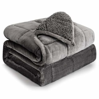 Sherpa Fleece Weighted Blanket Grandma Christmas Present Idea