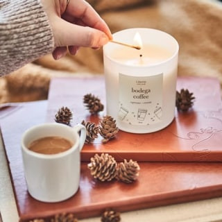 Bodega Coffee Espresso &amp; Cream Candle