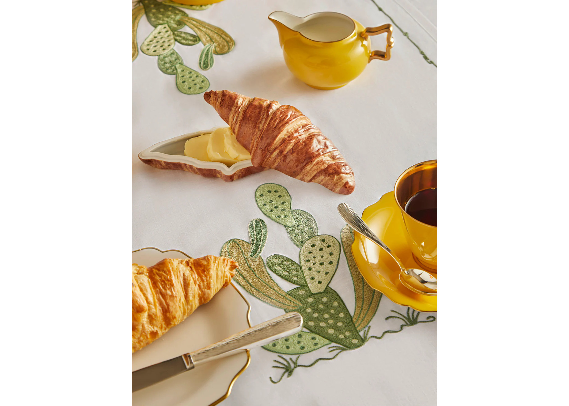 Augarten Hand-Painted Porcelain Croissant Dish, an exquisite and unique Christmas gift for tableware collectors