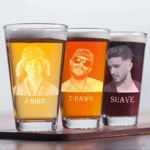 Pic Pint Personalized Beer Glass