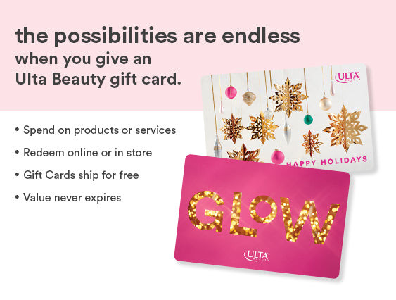 An Ulta Beauty Gift Box, a versatile birthday gift idea for wives who enjoy makeup and beauty products.