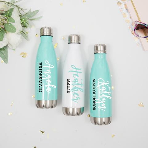 Stylish anchor tumblers, functional gifts for bridesmaids and matron of honor