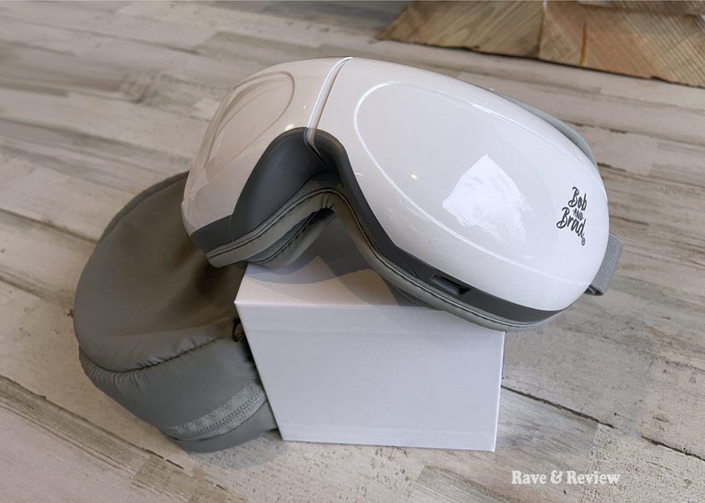 Bob and Brad Eye Massager in use