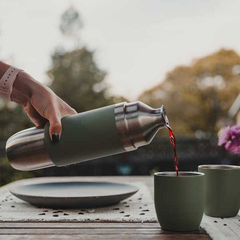 Camping wine flask gift