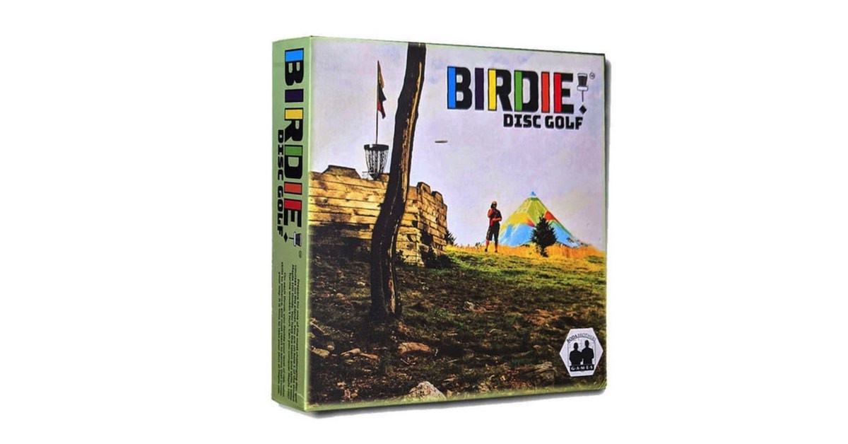 BIRDIE! disc golf board game box