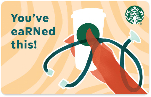 Coffee shop gift card