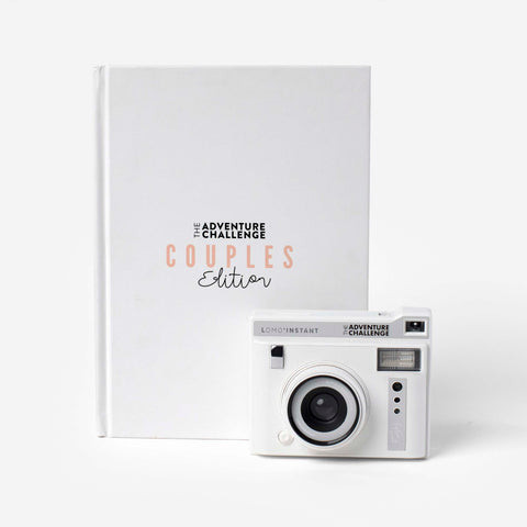 The Adventure Challenge Couples Edition &amp; Camera Set: A romantic gift for wife, fostering shared experiences and capturing memories with a polaroid camera