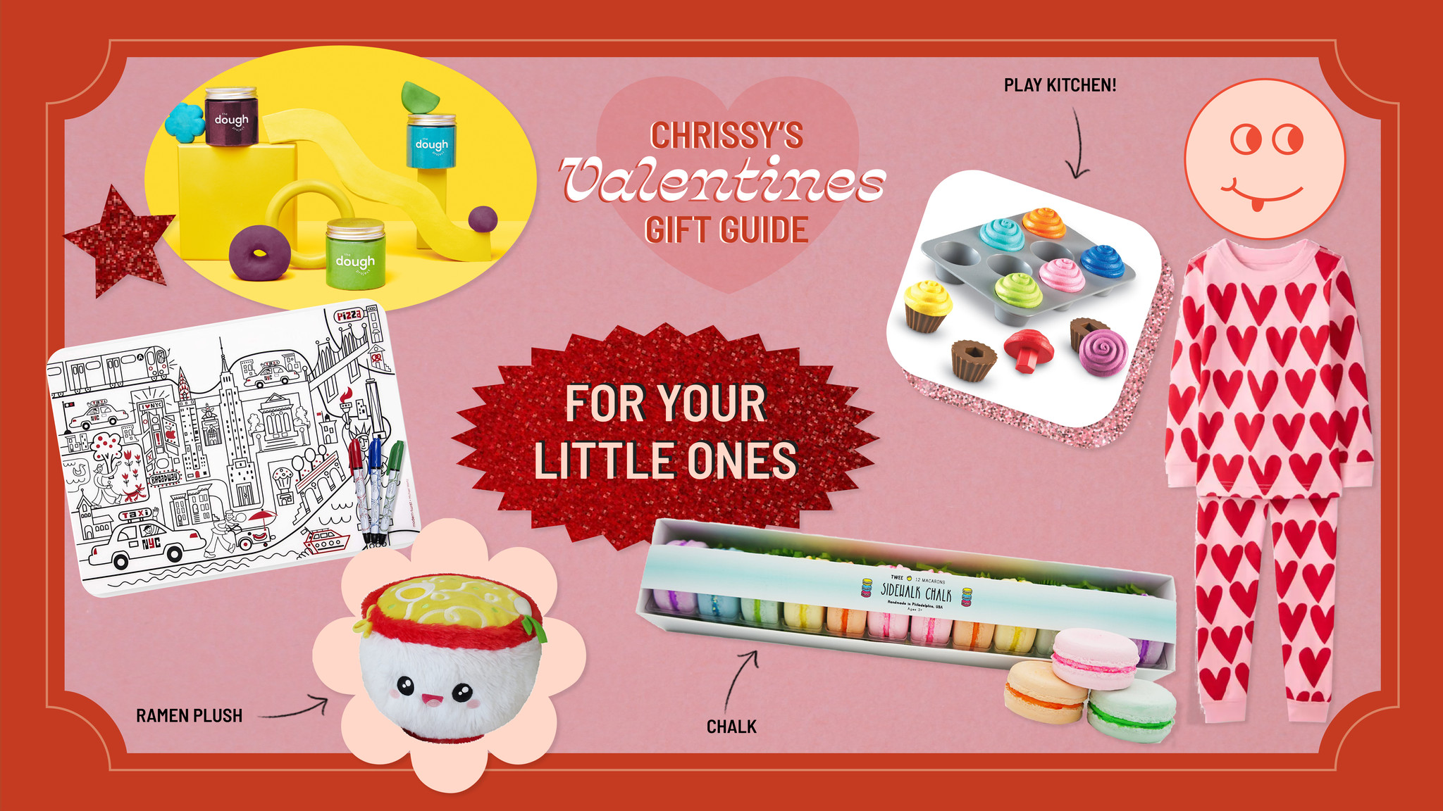 Reusable coloring placemats, a fun and educational Valentine's Day gift idea for kids