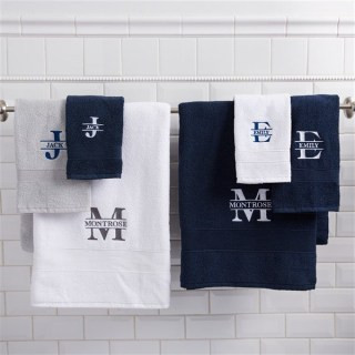 Lavish Last Name Embroidered Luxury Cotton Bath Towel