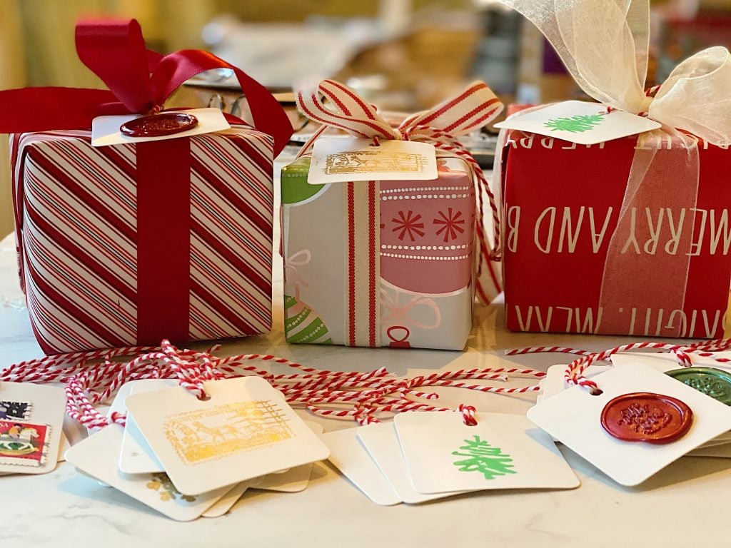 DIY Holiday Gift Tags, displaying various handmade holiday gift tags, encouraging creative and personalized gift packaging.