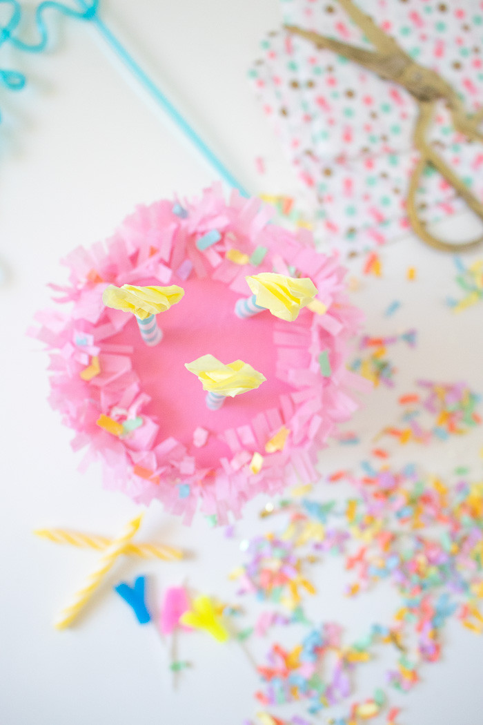 DIY Birthday Cake Gift Box Holding Earrings