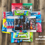 DIY Snack Explosion Box - a fun gift for teens and college students