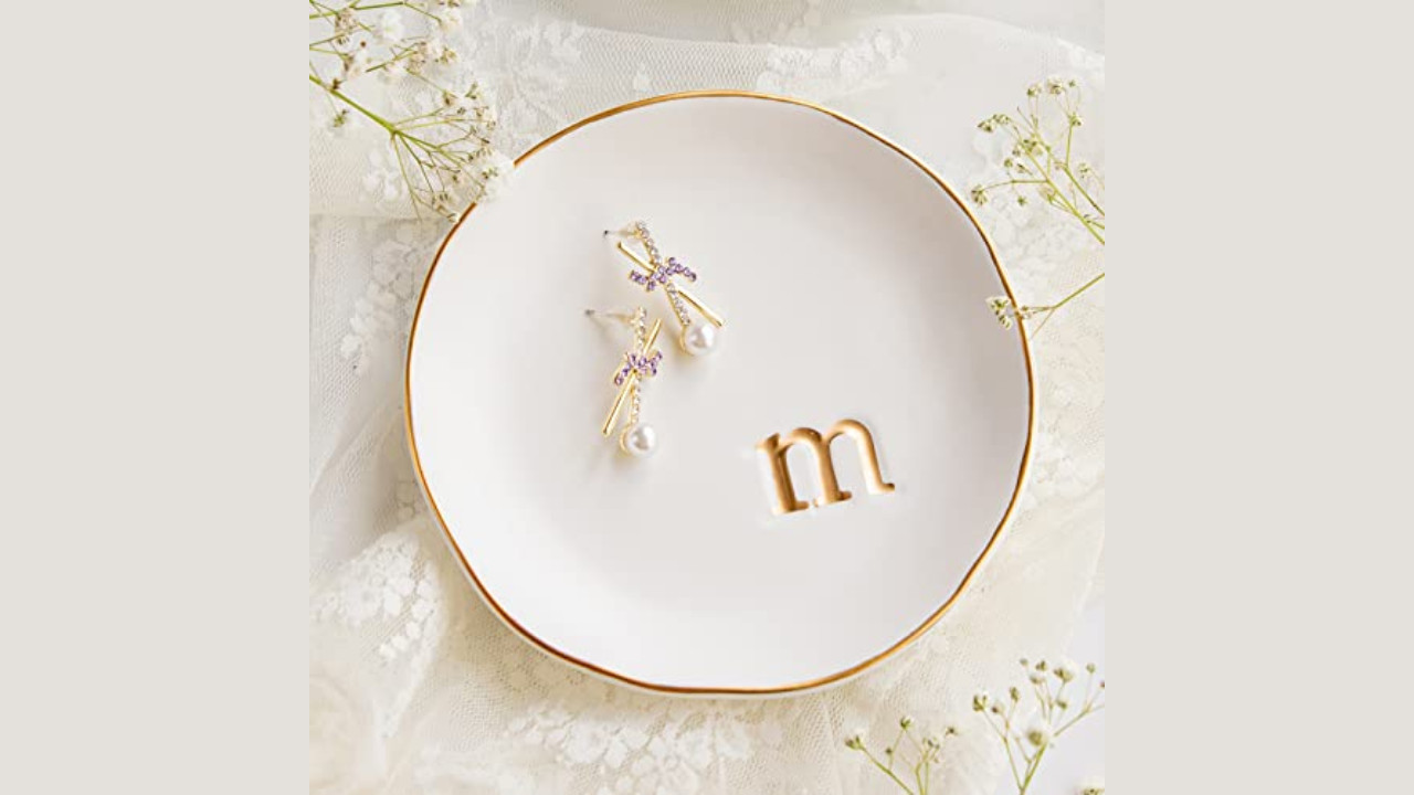 Collective Home Ceramic Jewelry Tray for wife gift ideas