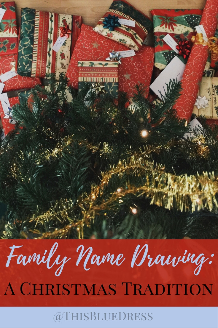 Family Name Drawing_ A Christmas Tradition
