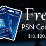 A digital display showcasing the text "Free PSN Codes" highlighting the concept of obtaining PlayStation Network credits without direct payment.