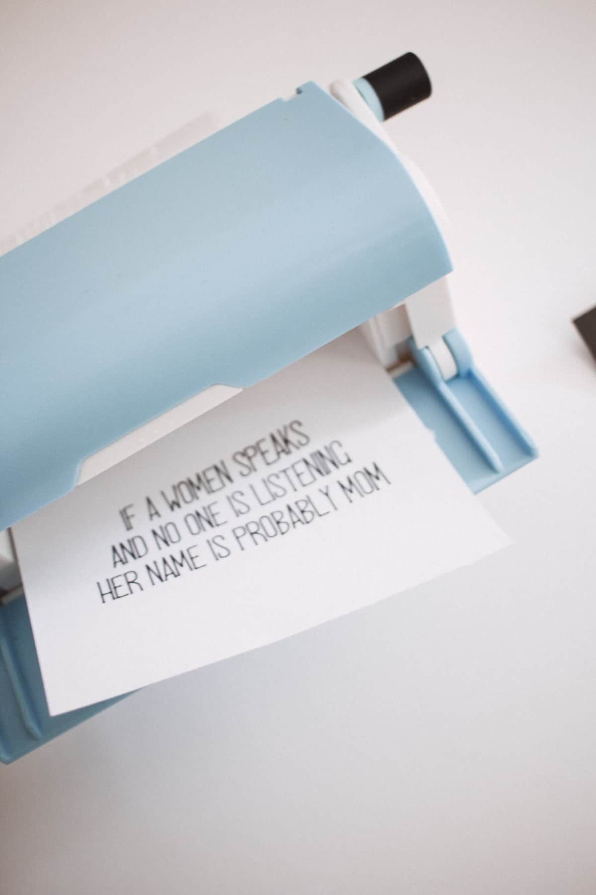 Applying Adhesive Film with Xyron
